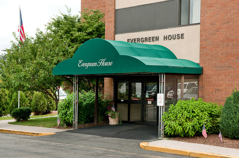 Evergreen House Lobby Entrance